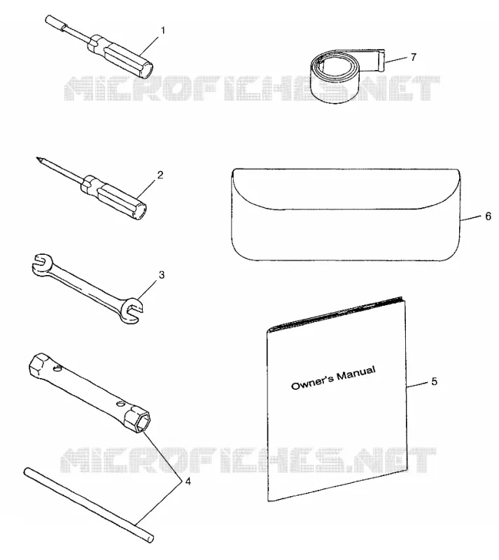 KIT DI STRUMENTI 700 RMK 0970966, 700 SKS 0970566, and EUROPEAN 700 SKS E970566 (4938573857C014)