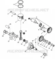 PISTONEEE   ALBERO MOTORE BIG BOSS 6X6 400L W97AE38A (4940814081D006)