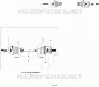 DRIVE TRAIN, TRANSMISSIONE ANTERIORE SHAFT