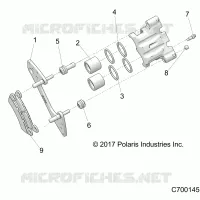 FRENO POSTERIORE CALIPER