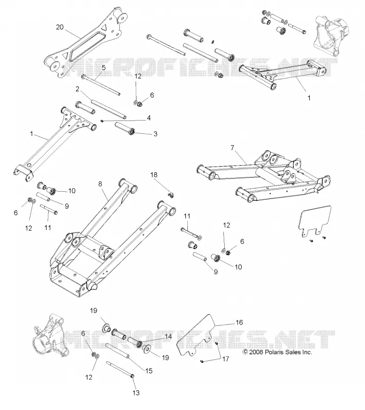 SOSPENSIONE POSTERIORE CONTROL ARMS
