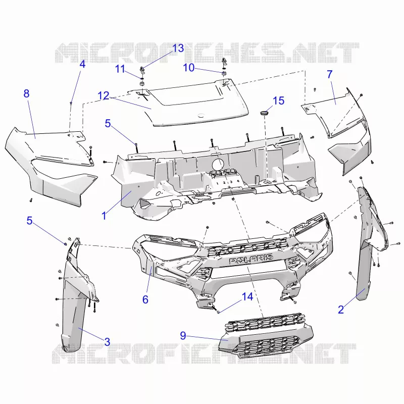 CAPPUCCIO AND FRONT FACIA -R22RRE99AC/AM/AS/A9/B9/BS/BM (C730145)