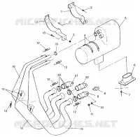IMPIANTO DI SCARICO 600 XCR SP 0965677 and EUROPEAN 600 XCR SP E965677 (4932063206C005)