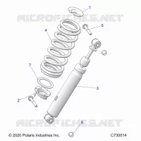SUSPENSION, SHOCK ANTERIORE MOUNTING