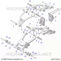 SOSPENSIONE POSTERIORE CONTROL ARM, MOUNTING