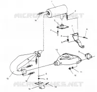 IMPIANTO DI SCARICO 600 XCR 0951676 (4929132913C003)