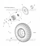 RUOTAS, FRONT TIRE AND BRAKE DISC