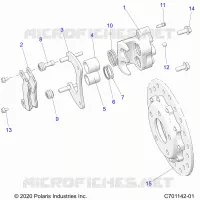 BRAKES, PINZA FRENO POSTERIORE