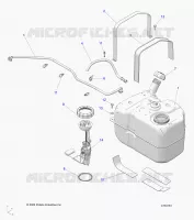 SISTEMA DI ALIMENTAZIONE CARBURANTES, FUEL TANK ASM.