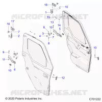PORTE, FRONT, MOUNTING