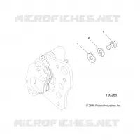 FRENO ANTERIORE CALIPER MOUNTING
