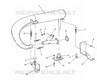 IMPIANTO DI SCARICO 440 / 0930760 and 440 SKS / 0930560 (4922932293026A)