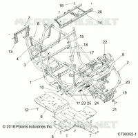 CHASSIS, TELAIO PRINCIPALE AND SKID PLATES
