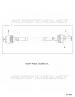 DRIVE TRAIN, FRONT PROP ALBERO
