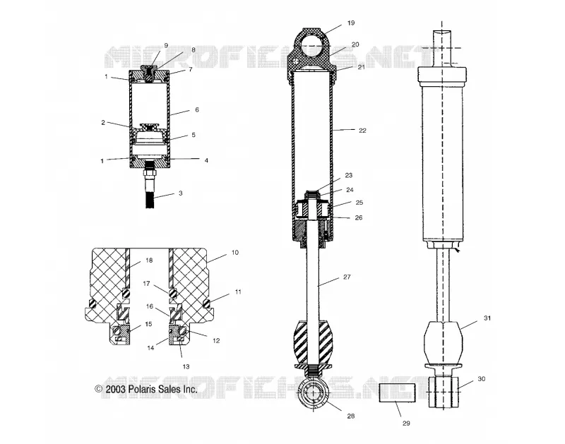 SHOCK (REAR TRACK)(M-10)