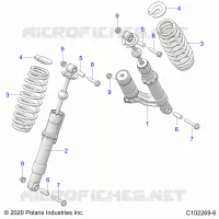 SOSPENSIONE POSTERIORE SHOCK, MOUNTING