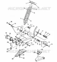 SWING ARM   SHOCK SPORT 400L W948540 (4927232723B009)