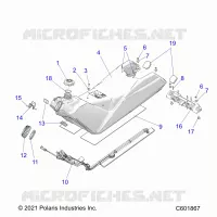 SISTEMA DI ALIMENTAZIONE CARBURANTE, FUEL TANK ASM.