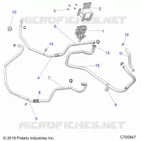 CRUSCOTTO, HEATER ROUTING