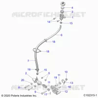 BRAKES, BRAKE PEDAL AND CILINDRO PRINCIPALE