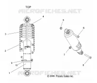 SHOCK ANTERIORE PISTA