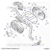 TRASMISSIONE, CLUTCH COVER AND DUCTING