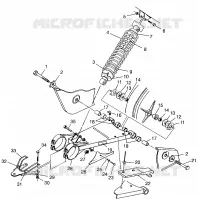SWING ARM   SHOCK TRAIL BOSS W97AA25C (4940574057B009)