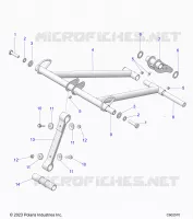 SUSPENSION, ANTERIORE COPPIA ARM