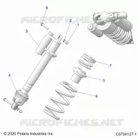 SUSPENSION, SHOCK ANTERIORE MOUNTING