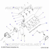 ASPIRAZIONE MANIFOLD, FUEL RAIL AND RELATED