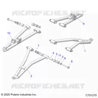 SOSPENSIONI ANTERIORI CONTROL ARMS