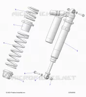 SUSPENSION, SHOCK ANTERIORE MOUNTING, DELUXE
