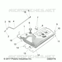 SISTEMA DI ALIMENTAZIONE CARBURANTE, FUEL TANK ASM.