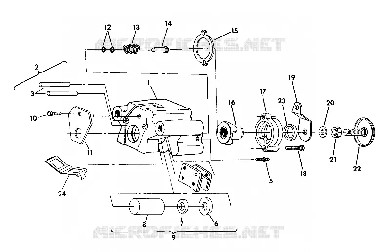 FRENO POSTERIORE MONTAGGIO  350 4X4