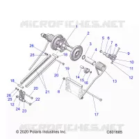 SUSPENSION, POSTERIORE COPPIA ARM