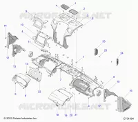 CRUSCOTTO, UPPER AND A-PILLERS