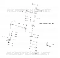 STERZO POST and TIE ROD ASM.