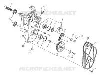 carter della catena 700 RMK 0970966, 700 SKS 0970566, and EUROPEAN 700 SKS E970566 (4938573857B008)