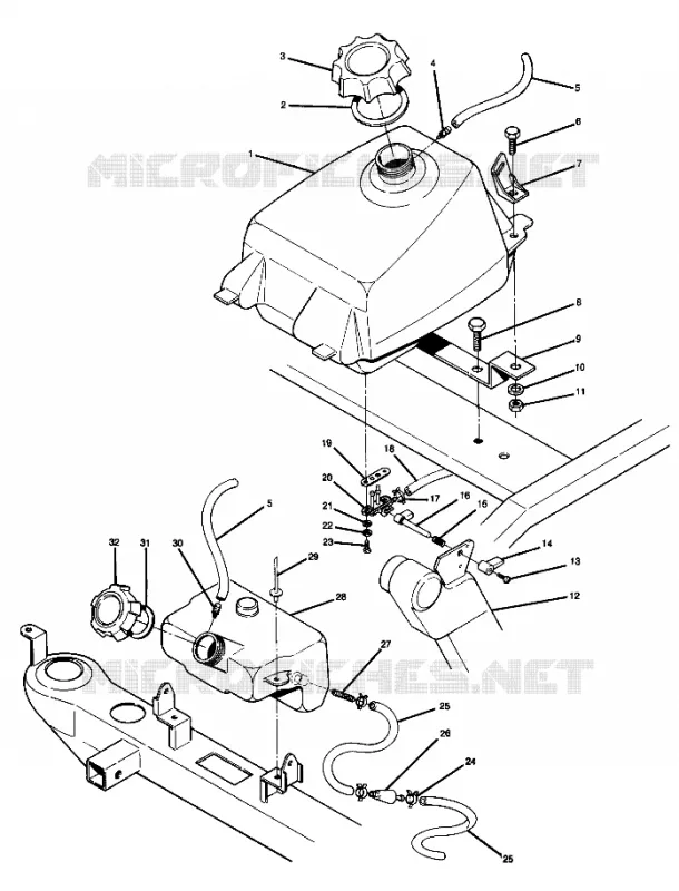 MONTAGGIO SERBATOIO CARBURANTE (4914781478009A)
