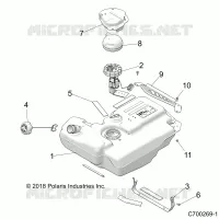 SISTEMA DI ALIMENTAZIONE CARBURANTES, FUEL TANK