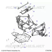 CHASSIS, MAIN FRAME AND SCIARED PLATES