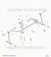 SUSPENSION, FRONT BARRA DI STABILIZZAZIONE