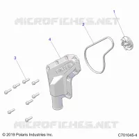 MOTORE, WATERPUMP IMPELLER AND COVER