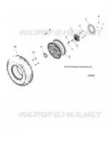 RUOTAS, FRONT TIRE AND BRAKE DISC