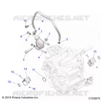 TRASMISSIONE, MAIN GEARCASE MOUNTING