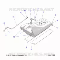 SISTEMA DI ALIMENTAZIONE CARBURANTE, FUEL TANK ASM.