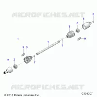 TRASMISSIONE, DRIVE SHAFT, FRONT