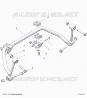 SUSPENSION, FRONT, BARRA DI STABILIZZAZIONE