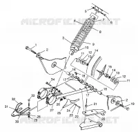 SWING ARM   SHOCK XPRESS 300 W969530 AND XPRESS 400 W969540 (4935923592C004)