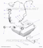 SISTEMA DI ALIMENTAZIONE CARBURANTE, FUEL TANK